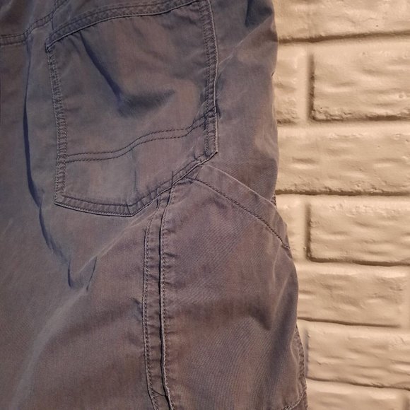 Patagonia Tenpenny Shorts Mens 38 Gray Organic Cotton Nylon Utility Hiking - Picture 3 of 10